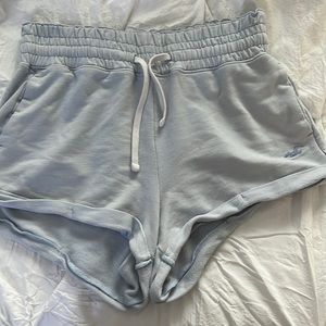 Light Blue High Waisted Shorts